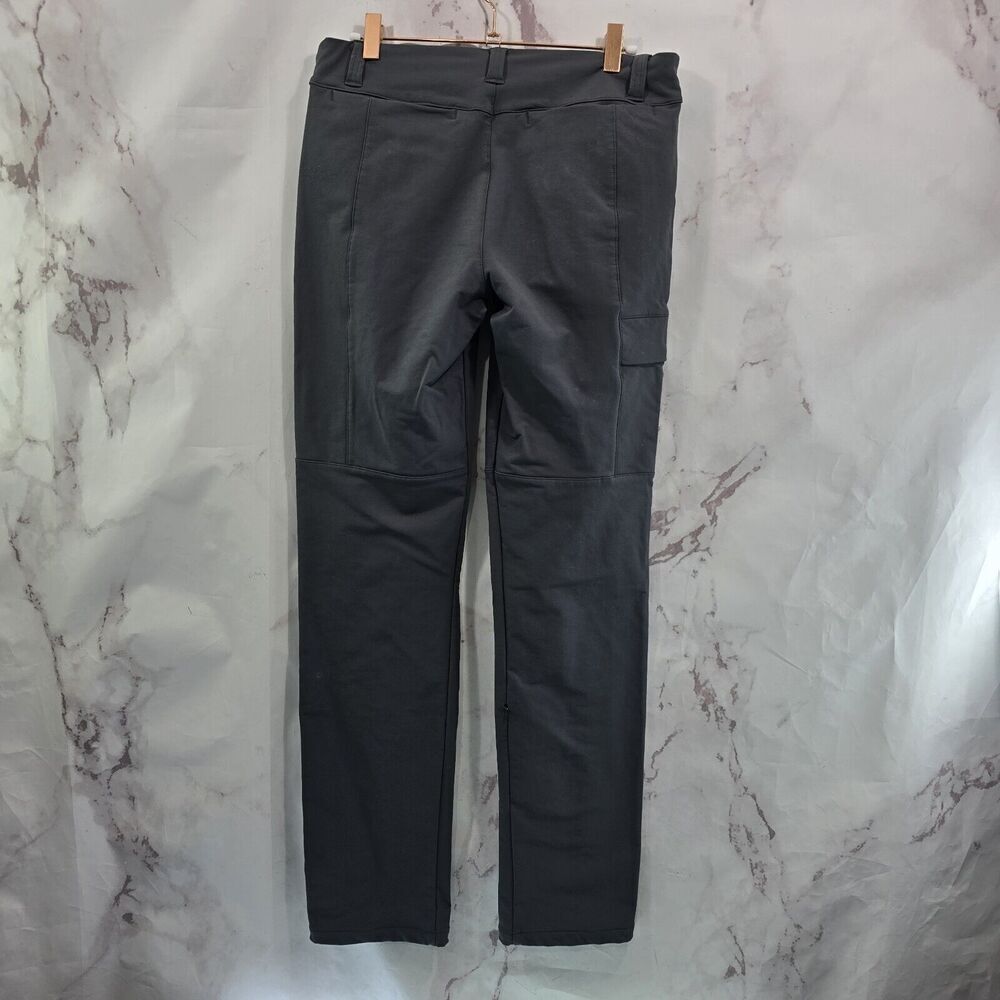 Betabrand Pants Womens 6 Gray Mid Rise Straight Leg Active Commuter